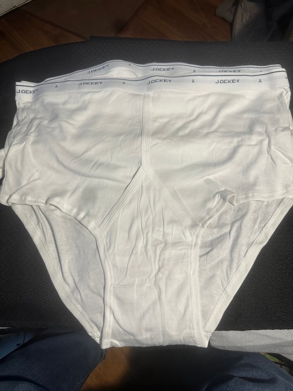 VTG NEW Jockey Full Brief 100% Cotton White Y-Fly Size 48